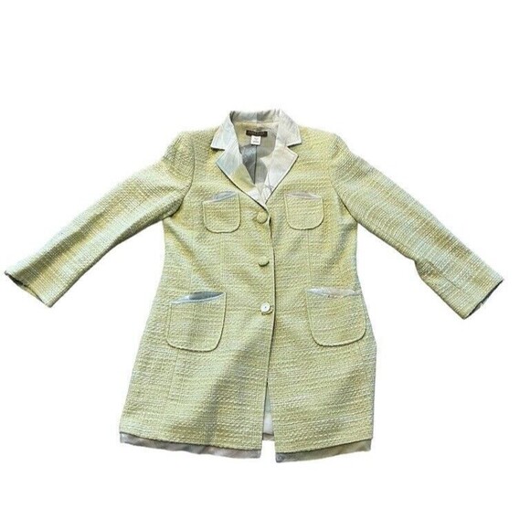 Sigrid Olsen Collection Silk Lined Duster Blazer Size 10 P Petite -*READ BELOW* - Picture 1 of 8